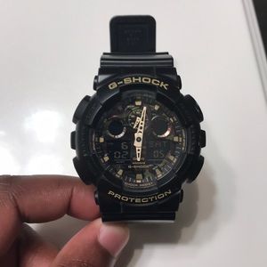 Black and camo G-Shock.